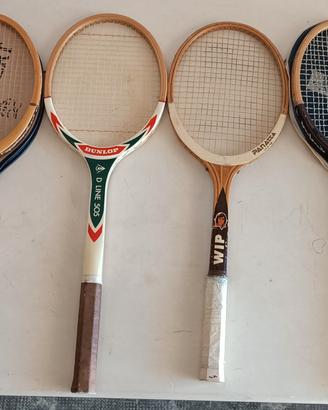 Racchette Tennis in legno Vintage (6 PZ)