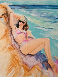 Donna al mare 