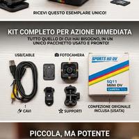  SQ11 Mini DV Camera - Micro Camera Spia/Sportiva 