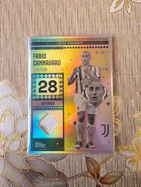 Fabio Cannavaro Relic Match Worn /250 Topps Juve