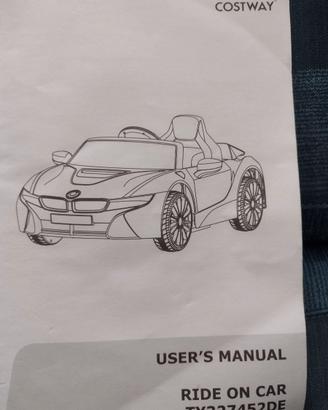 Macchina elettrica BMW I8 COUPÉ x bambini 3/7 anni