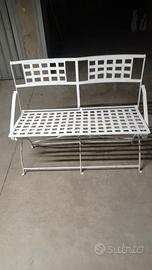 Panchina in ferro battuto 