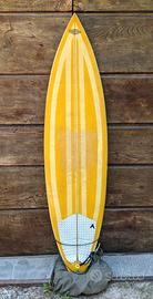 Tavola surf shortboard Eschisido artigianale 6.4