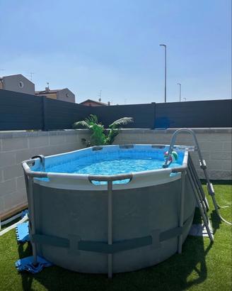 Piscina fuoriterra bestway 3x2x0,84 completa
