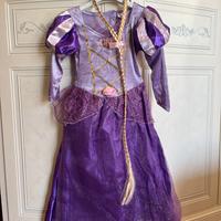 Vestito carnevale Rapunzel lungo 85cm