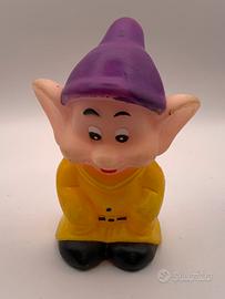 cucciolo n.7 7 nani disney vintage pupazzo gomma