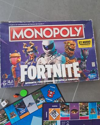 Monopoli Fortnite, gioco da tavolo età 13 +