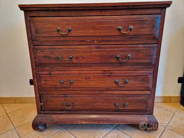 cassettiera arte povera vintage