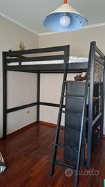 Letto a soppalco Ikea STORA con materasso 