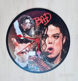 Orologio vinile omaggio a Michael Jackson 