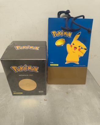 Pokemon medaglia oro