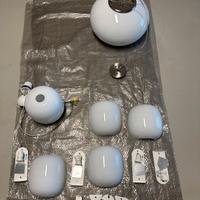 Lampadario Applique Lampada Sospesa Vetro Moderno