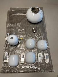 Lampadario Applique Lampada Sospesa Vetro Moderno