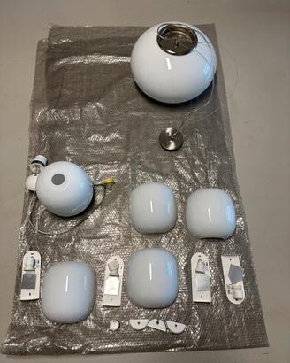 Lampadario Applique Lampada Sospesa Vetro Moderno