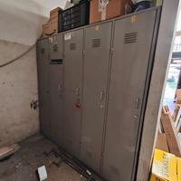 armadietti 5 scomparti, spogliatoio in metallo