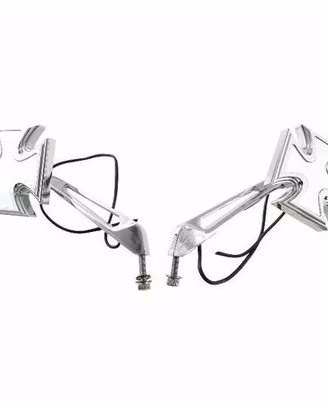 Coppia specchi maltese frecce a LED per moto