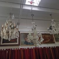 STOCK DI 20 LAMPADARI ANTICHI IN BLOCCO