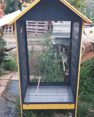 Voliera / Gabbia per Uccelli alta 160cm 