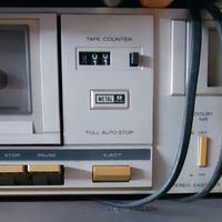 Piastra cassetta Hitachi D-E10 anni 80 vintage 
