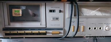 Piastra cassetta Hitachi D-E10 anni 80 vintage 