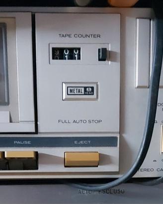 Piastra cassetta Hitachi D-E10 anni 80 vintage 