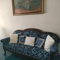 Divano grande stile inglese in legno (3 posti)