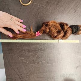 capelli veri in treccia 