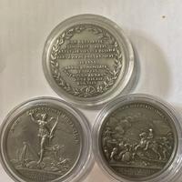 3 medaglie commemorative