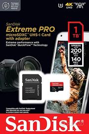 SanDisk Extreme PRO 1TB scheda microSDXC 