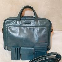 borsa da lavoro Piquadro in pelle 