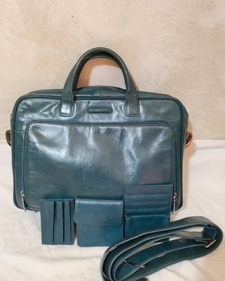 borsa da lavoro Piquadro in pelle 