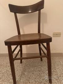 2 Sedie  antiche in legno