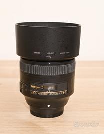 Nikon af-s 85 mm f 1.8 G