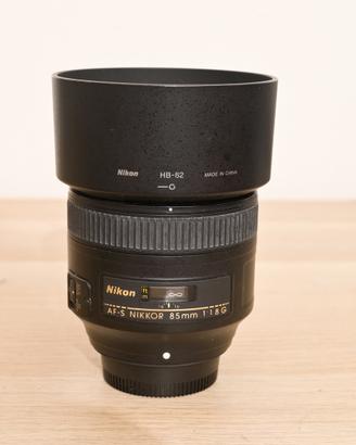 Nikon af-s 85 mm f 1.8 G