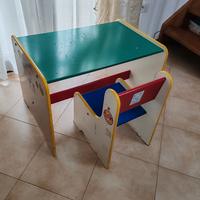 tavolo in legno gioco bimbi 