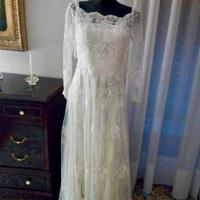 Abito da sposa in pizzo francese