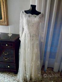 Abito da sposa in pizzo francese