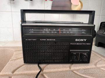 radio sony rara TFM-7180W da collezione portatile 