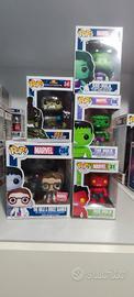 Lotto 5 Funko Pop Hulk Marvel – 3 vaulted