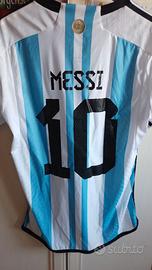 Maglia Argentina Mondiale 2022 Messi originale