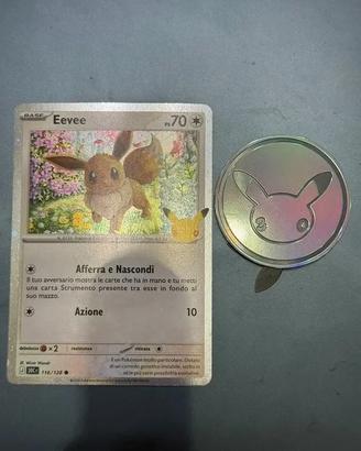 Pokémon 30° Anniversario  Moneta Eevee