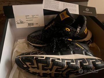 scarpe versace trigera nera n43 