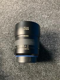 Zeiss Milvus 50mm f2 Macro EF attacco Canon