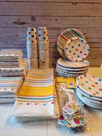 Stock festa Happy Dots 552 pezzi nuovi
