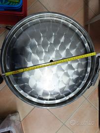 Pentole inox 100lt + Fermentatore 50lt 