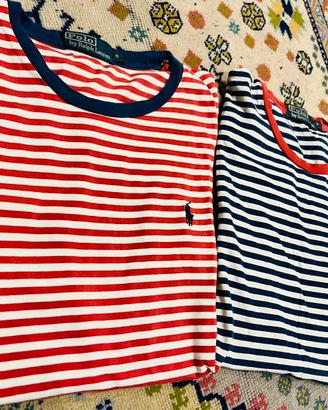 Polo Ralph Lauren - TG. S - Rosso Blu e Bianco