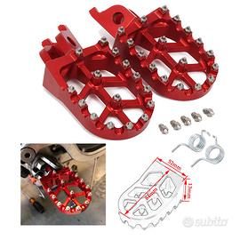 Pedane poggiapiedi per moto Honda CR125/250R CRF15