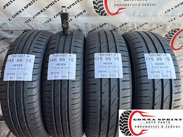 4 PNEUMATICI 145/65 R15 E 175/55 R15 NEXEN ESTIVE