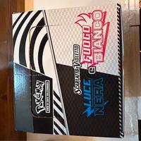 SET 2 ETB Pokémon Luce Nera & Fuoco Bianco + Expo