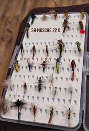STOCK 33- 30 mosche miste-pesca a mosca